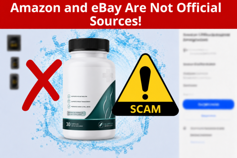 Warning sign against fake Trimoryn bottles sold on unauthorized sites