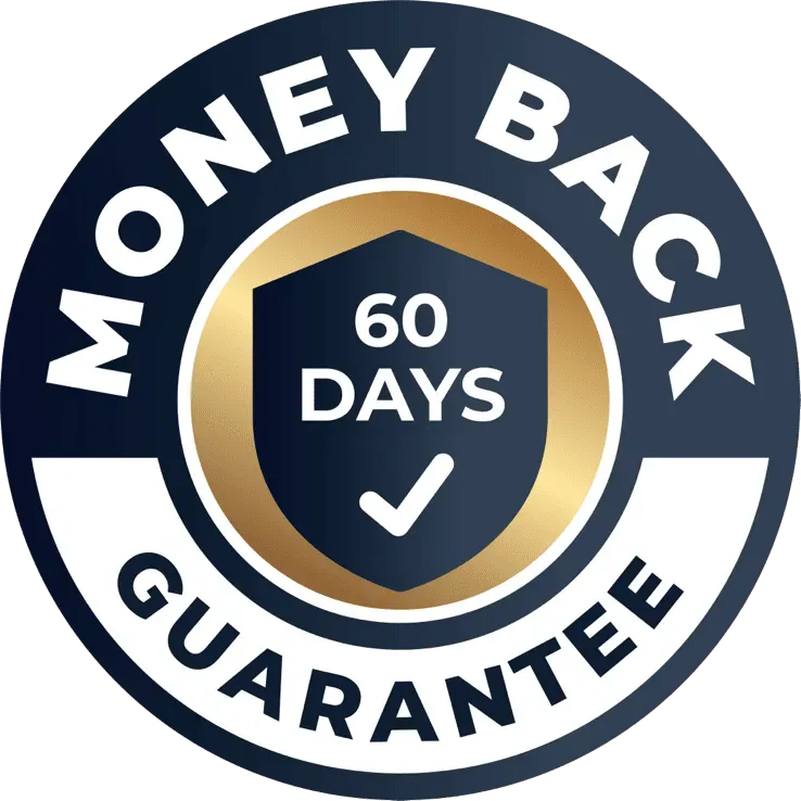 Horse Boost 100% satisfaction 60-day guarantee badge