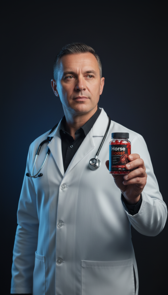 Confident man after using Horse Boost male vitality supplement